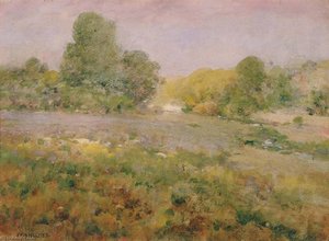 Field Of Varicolored Grasses In Late Summer (in The Virginia Hills) — William Henry Holmes