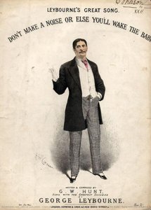 Cover Design For Dont Make A Noise Or Else You'll Wake The Baby - Sung With The Greatest Success By George Leybourne — Alfred Concanen