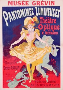 Poster Advertising 'pantomimes Lumineuses'