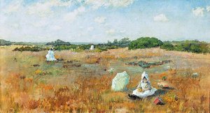 Gathering Autumn Flowers — William Merritt Chase