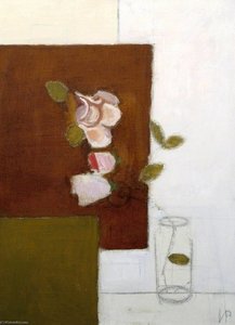 Roses In A Jar — Victor Pasmore