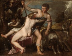 Venus And Adonis — Titian Ramsay Peale Ii, Renaissance