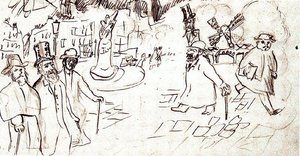 Sketchbook Sheet From The Life Of The Artist — Pierre Bonnard