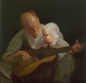 The Guitar — George Benjamin Luks