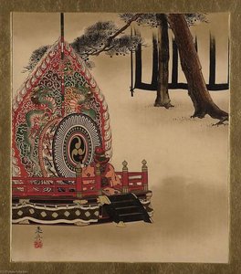 Lacquer Paintings Of Various Subjects Drum For Gagaku Dance — Shibata Zeshin