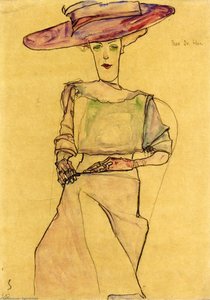 Portrait Of Frau Dr. Horak — Egon Schiele
