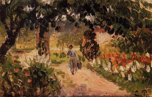 Garden At Eragny — Camille Pissarro