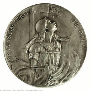 Martyrdom Of Joan Of Arc — Louis-oscar Roty