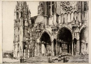 Chartres, South Portal — Donald Shaw Maclaughlan