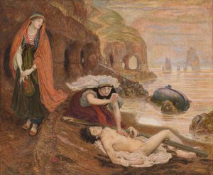 The Finding Of Don Juan By Haidée — Ford Madox Brown, Victorian Romanticism