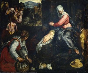 Adoration Of The Shepherds — Jacopo Tintoretto