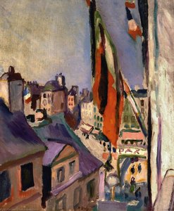 Flag Decorated Street — Pierre-auguste Renoir