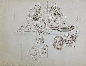 Study For A Piety — Alfred Dehodencq