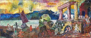 Mythological Scene — David Davidovich Burliuk