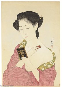 Woman Applying Make-up