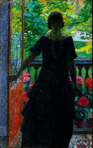 Woman On The Terrace — Leon De Smet