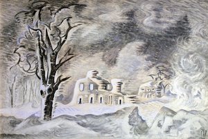 The Blizzard (the White North Wind) — Charles Burchfield