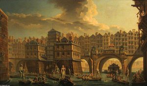 La Joute Des Mariniers — Nicolas Jean Baptiste Raguenet
