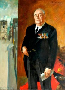 Alderman William Strafford Sanderson, Mbe, Councillor (1911–1922), Alderman (1922–1967), Northumberland County Council (1919–1946), Mayor (1913, 1928, 1929, 1937 1961), Honorary Freeman (1946), On St George's Day, 1965 — Thomas William Pattison