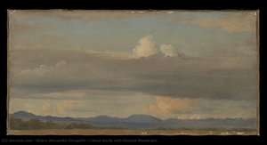 Cloud Study with Distant Mountains
