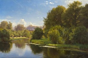 Landscape With A Stream — Carl Frederik Peder Aagaard
