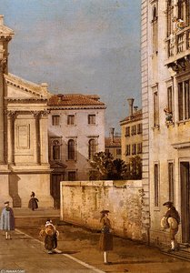 S. Francesco Della Vigna. Church And Campo — Canaletto