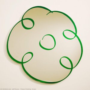 Flower Drawing (green) — Jeff Koons