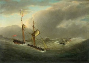 The Brigantine 'Tom Cod' Rescuing the Crew of 'La Plata'