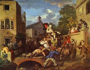 Chairing The Member — William Hogarth