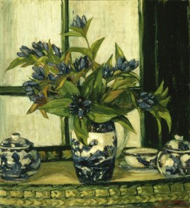 Blue Gentians — Alexander Young Jackson, Impressionism