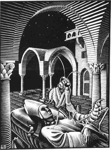 Dream — Maurits Cornelis Escher