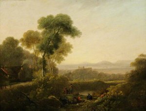 Wooded Landscape with Figures