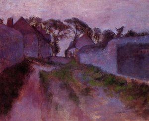 At Saint-valery-sur-somme — Edgar Degas, Impressionist Landscape