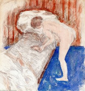 Nude In An Interior — Pierre Bonnard, Post-impressionist