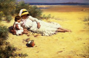 Playing With Mother — William Kay Blacklock