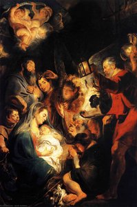 Adoration Of The Shepherds — Jacob Jordaens, Baroque
