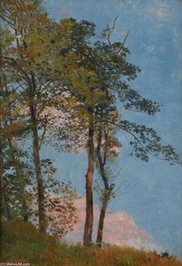 Landscape With Trees — Edward Robert Hughes