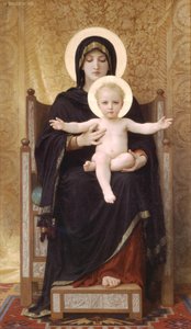 The Seated Madonna — William-adolphe Bouguereau