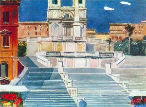 Rome. Piazza Di Spagna — Aleksandr Deyneka