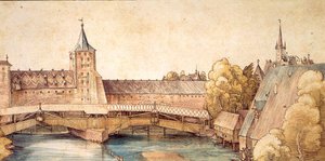 The Walkway Street Food Market In Nuremberg — Albrecht Dürer