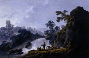 Landscape With Washerwomen — Jean-baptiste Pillement