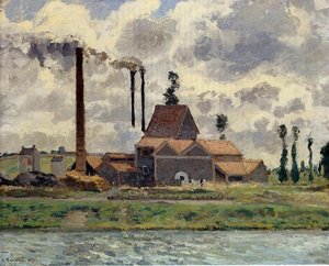 The Factory — Camille Pissarro