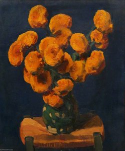 Still Life With Chrysanthemums — Evan Walters, Contemporary Realism