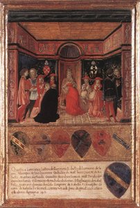 Pope Pius Ii Names Cardinal His Nephew — Francesco Di Giorgio Martini, Renaissance