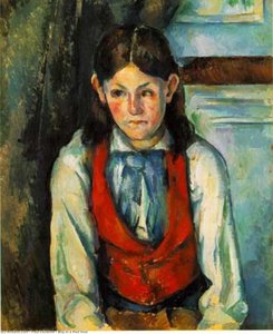 Boy In A Red Vest — Paul Cézanne