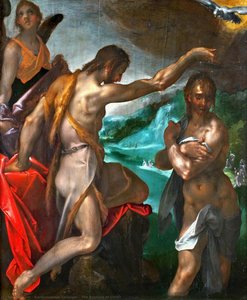 The Baptism Of Christ — Bartholomeus Spranger