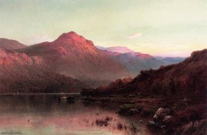 Loch Katrine At Sunset — Alfred De Breanski Senior