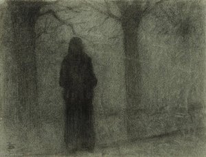 Figure Amongst the Trees