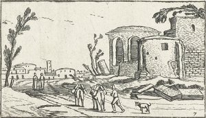 Landscape With Ruins — Esaias Van De Velde