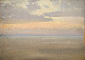 Study Of Dawn Effect, France, 2 April 1918 — Sir Alfred James Munnings, Impressionism
